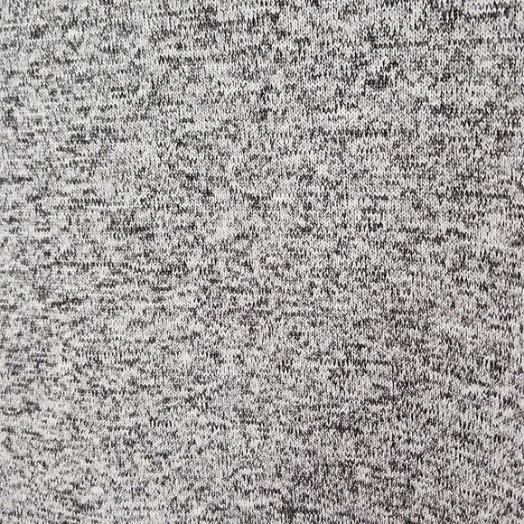 Clara Sun Woo Women's Heathered Gray Sweater Size LG Ruffle Sleeve Neutral USA - Picture 3 of 9